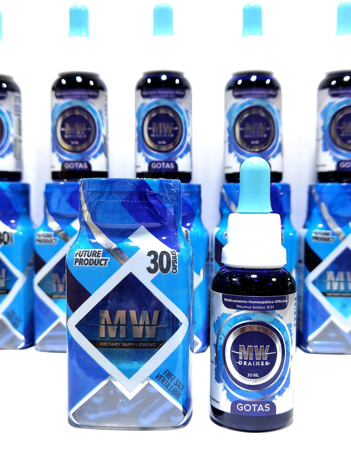 MW Drainer Gotas + Cápsulas – Suplemento dietético para bienestar y control